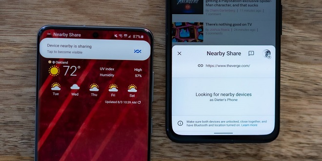 How to send files using Google's AirDrop and Nearby Share on Android Phones